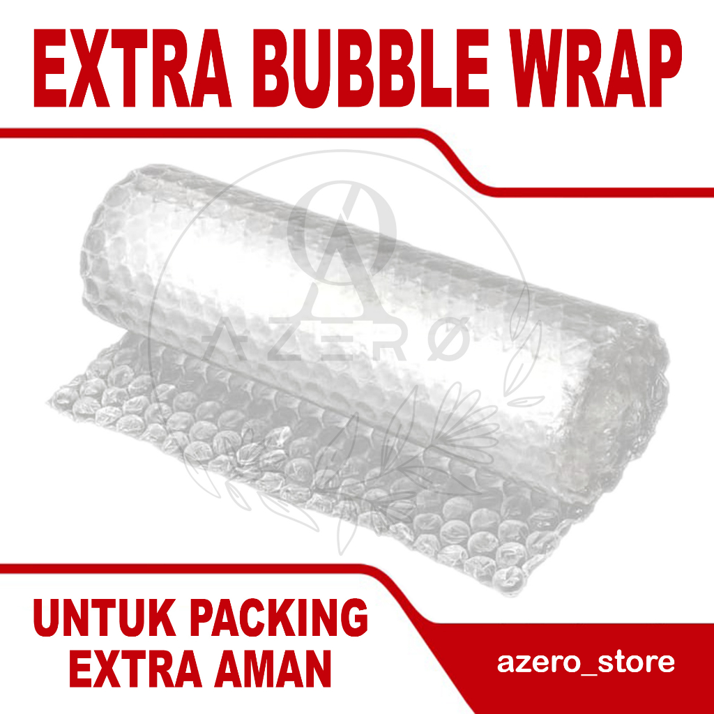 

EXTRA BUBBLE WRAP / HANYA UNTUK TAMBAHAN PACKING