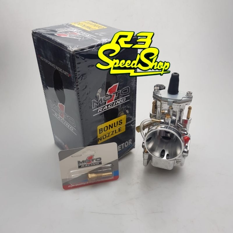 Karburator Karbu PWK 32 Moto 1 Bonus Free Nozzle Universal 2T - 4T