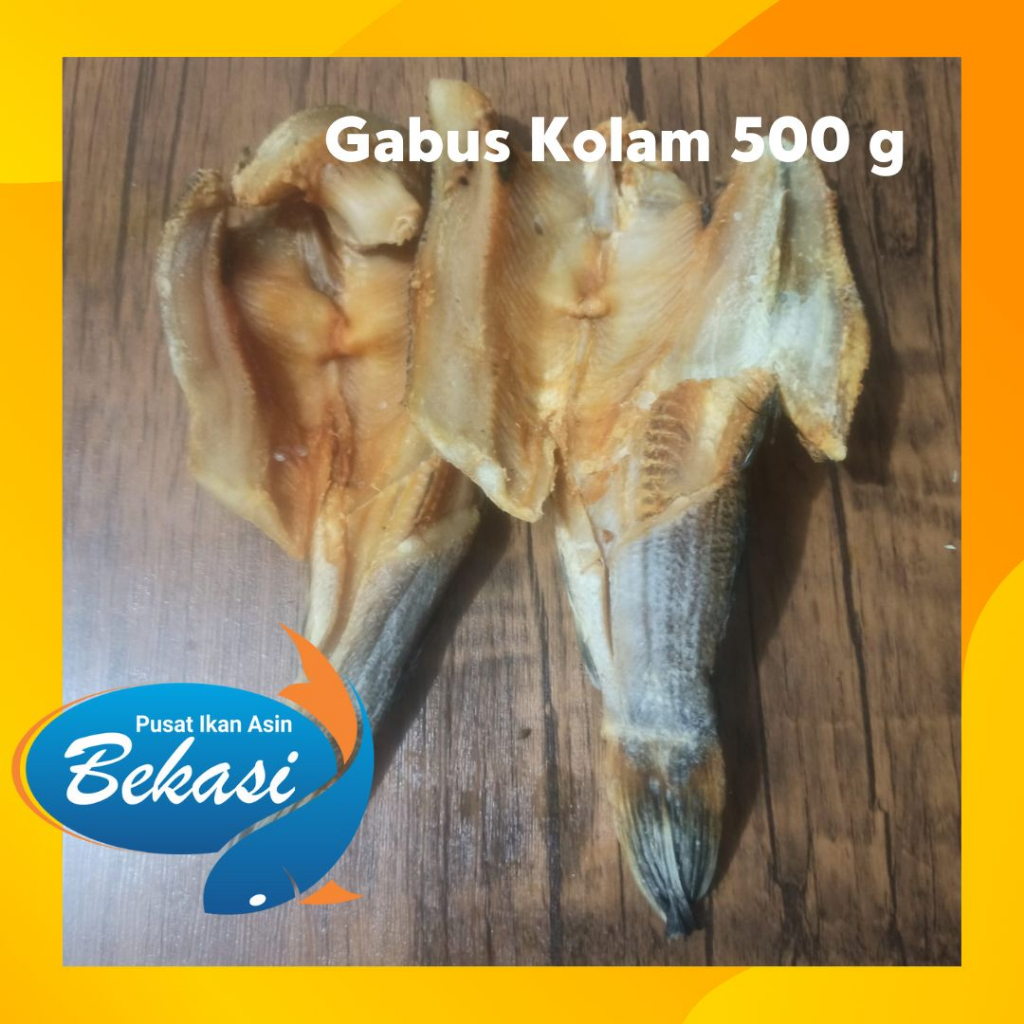 

Ikan Asin Gabus Kolam 500 gram
