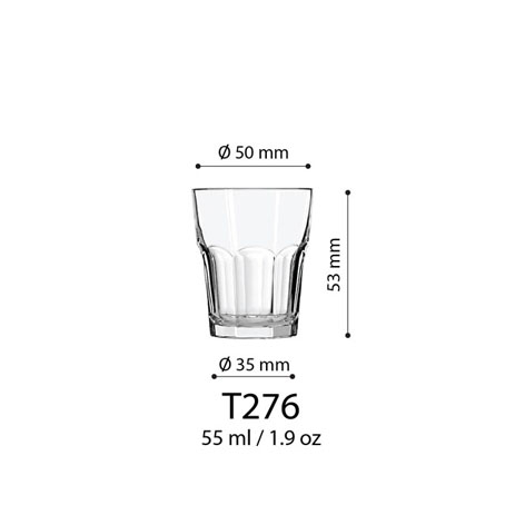Gelas Sloki Kaca / Gelas Shot / Gelas Sloki 55 ml / Shot Glass / Sloki Glass / Gelas Mini