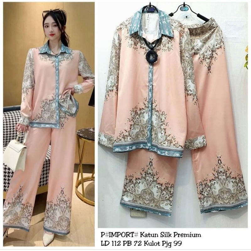 Setelan Import Bangkok Katun Silk Premium | One Set
