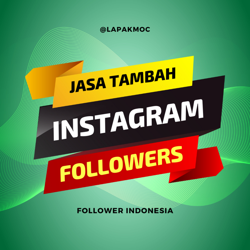Jasa tambah 1000 follower instagram real akun indonesia PREMIUM BUKAN BOT