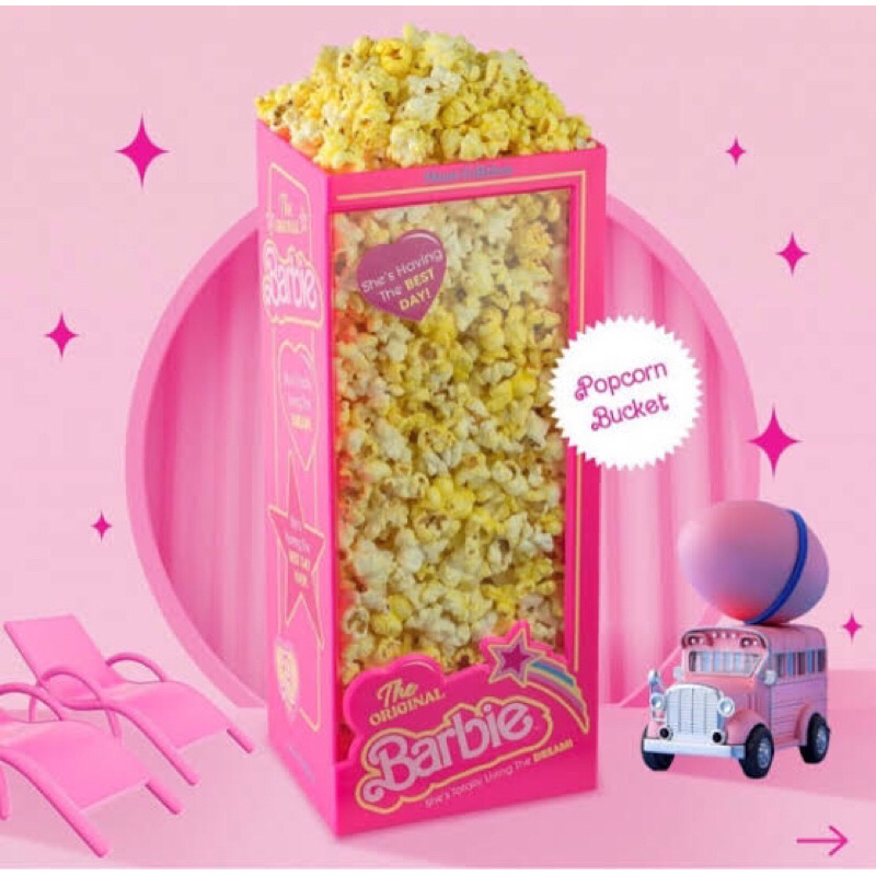 popcorn box barbie 21 / barbie popcorn ori xxi