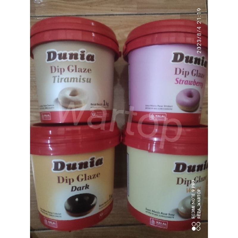 

dunia plaza dip glaze 1kg