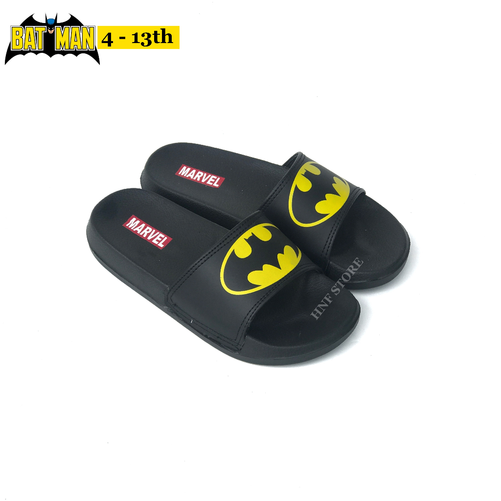 Sandal Selop Anak Batman Marvel Model Kekinian Bahan Ringan Empuk