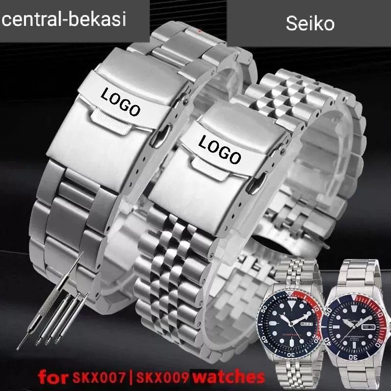 RANTAI JAM TANGAN SEIKO 22 MM STAINLESS STEEL BRACELET SEIKO 22MM