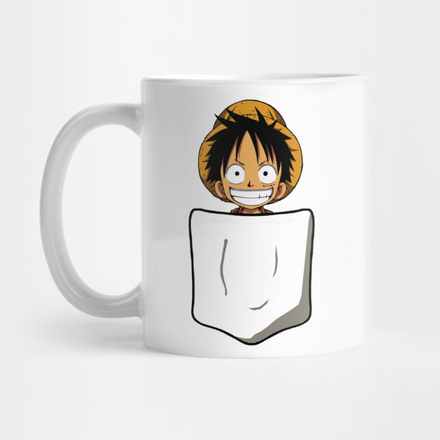 Luffy pocket Luffy Mug Gelas