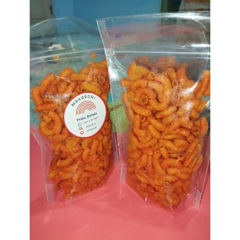 

(Aceh) Cemilan Makaroni 50 gr Snack Macaroni Pedas Kriuk
