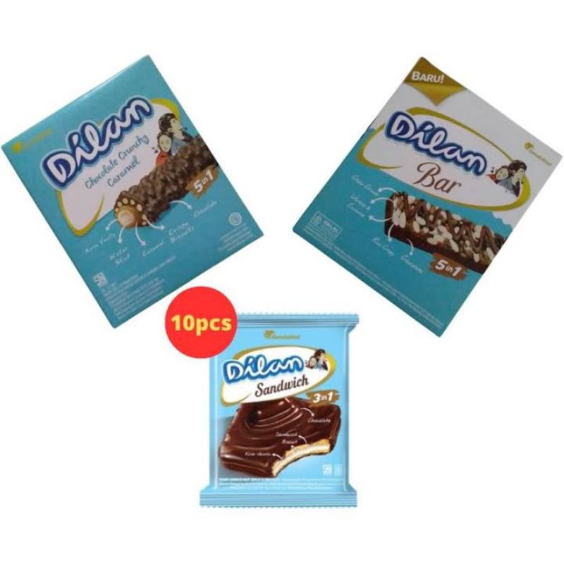 

Dilan Bar 5in1 Cokelat Krispi Karamel (18gr x 12 Pcs)
