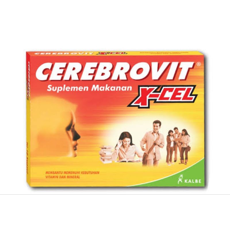 CEREBROVIT EXCEL ISI 10 MULTIVITAMIN OTAK