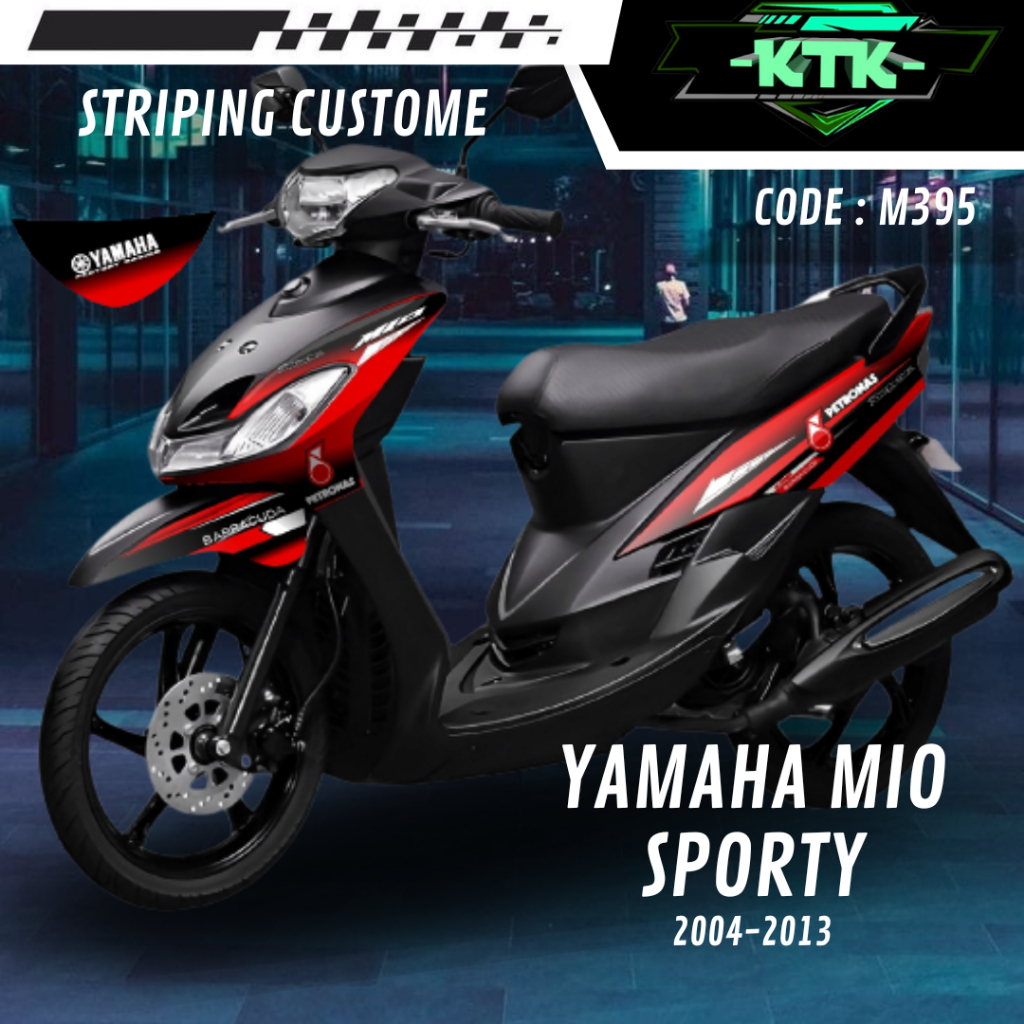 Lis Striping Stiker List Sticker Striping Variasi Les Aksesoris Pelindung Bodi Logo Emblem Motor Yam