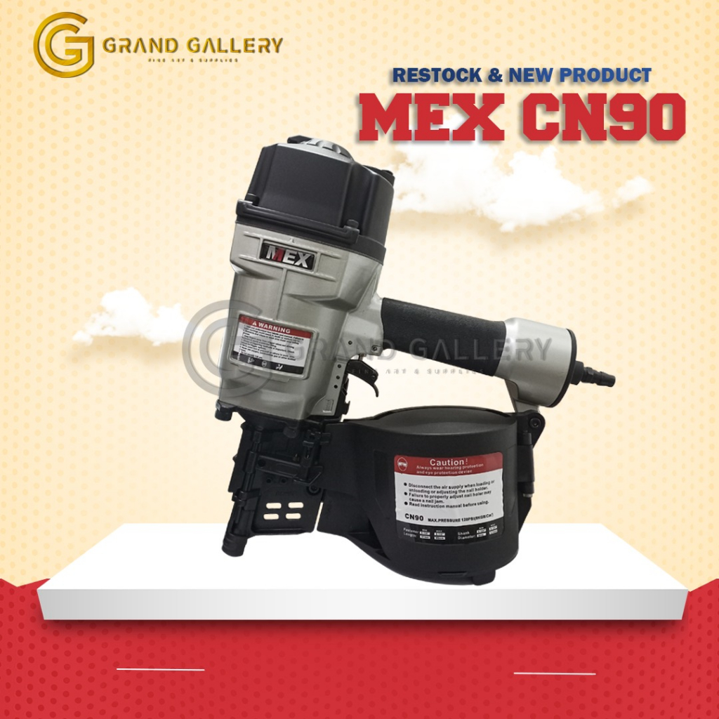 

MEX - Power Tools Air Nailer Gun Mesin/Paku Tembak Pallet CN-90/ CN 90