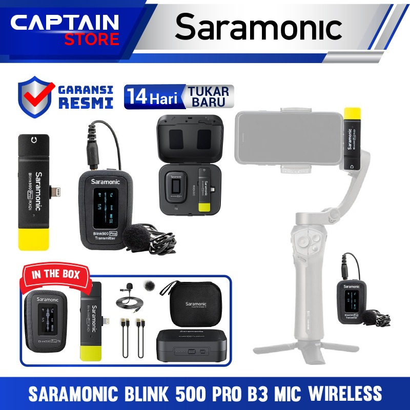 Saramonic Blink 500 Pro B3 Mic Wireless - Blink 500 Pro B3