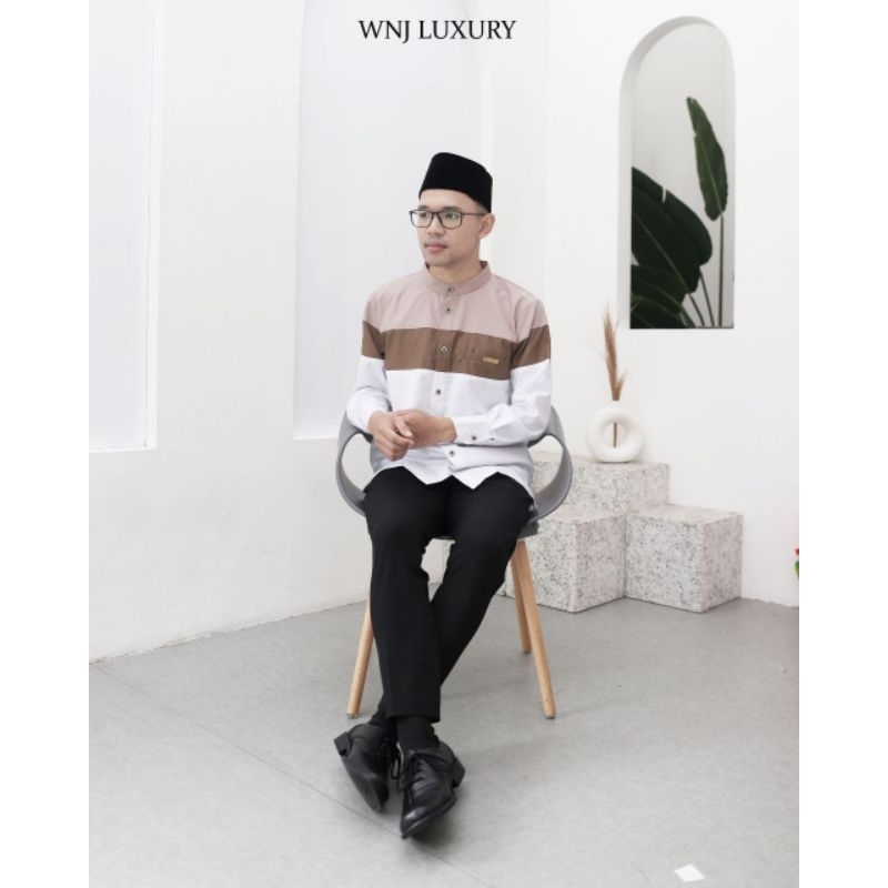 Koko Dewasa Lengan Panjang Kombinasi Warna by Wanoja