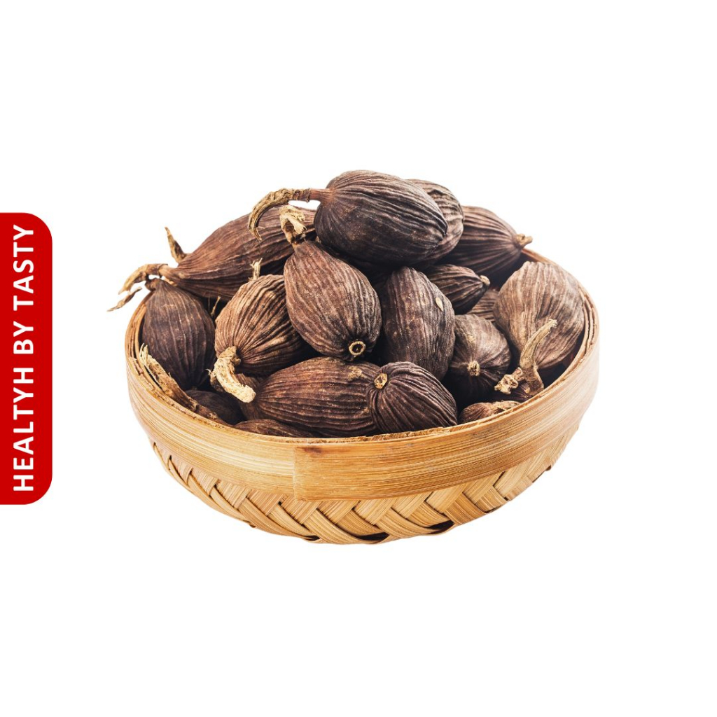 

Cao guo Amomum tsaoko Chinese Black Cardamom Kapulaga Hitam 50 g