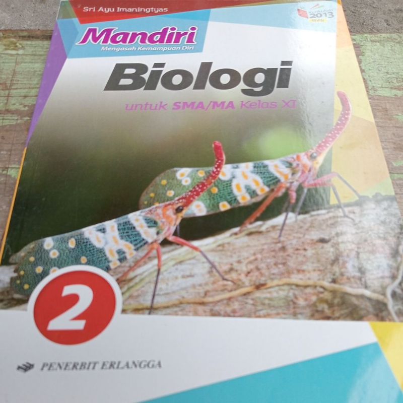 buku mandiri biologi untuk SMA kelas 11 penerbit Erlangga
