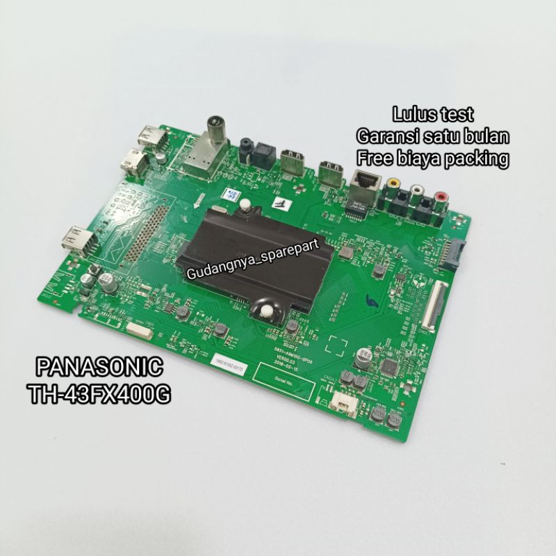 PANASONIC TH-43FX400G MAINBOARD TH 43FX400G MB MOBO MODUL MESIN TV MOTHERBOARD