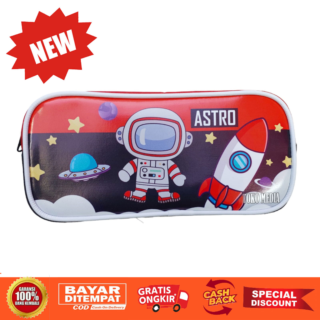 

TOKO MEDIA Best Seller!! Tempat Pensil anak dengan Karakter Kartun Populer lucu favorit ASTRONOT
