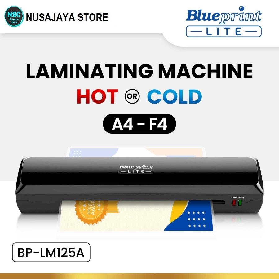 

Mesin Laminating BLUEPRINT LM125A Hot & Cold Laminating Machine A4 F4