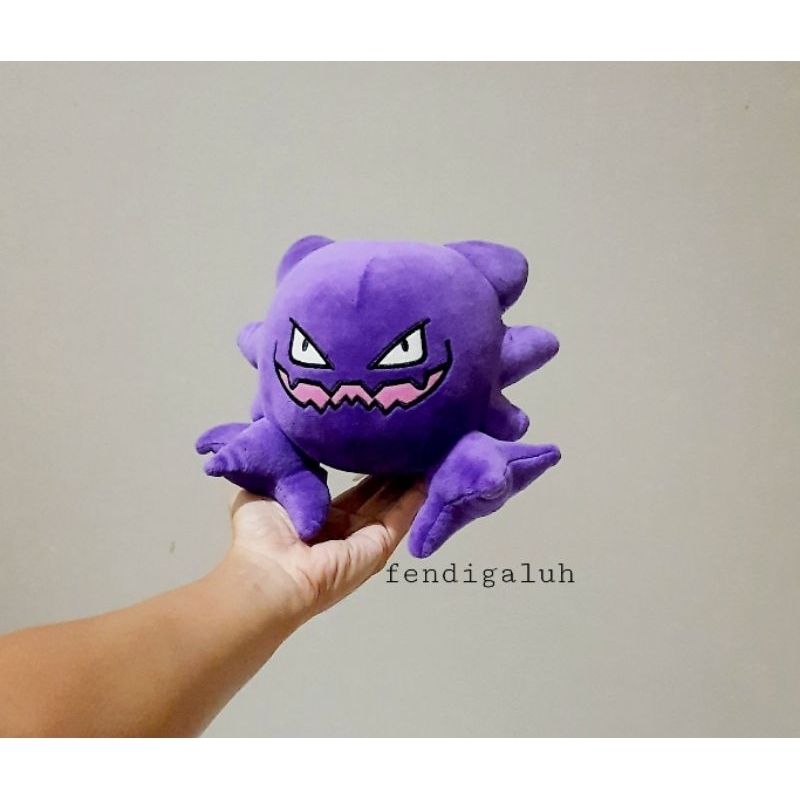 Boneka Pokemon Unik Gengar Size 22 cm/ Boneka Pokemon/ Pokemon Unik