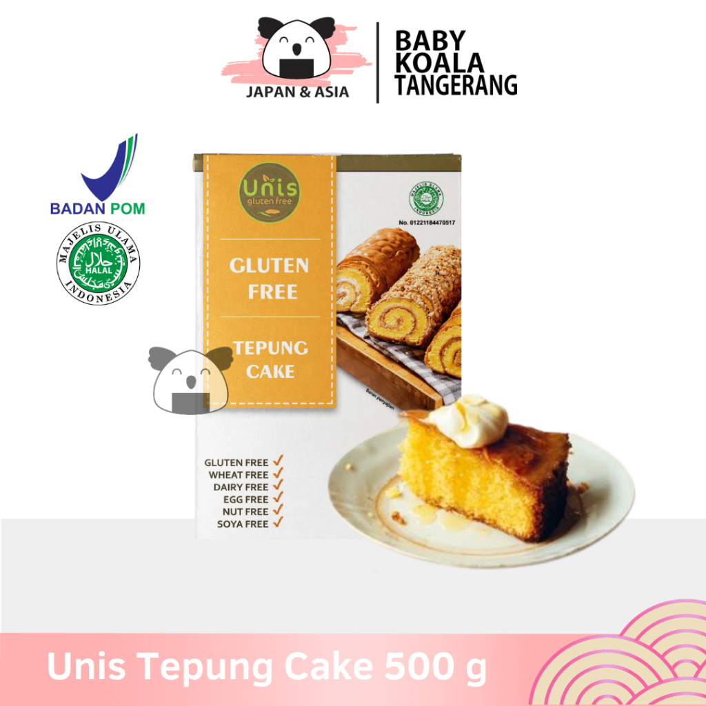 

UNIS Gluten Free Tepung Cake 500 g Halal.