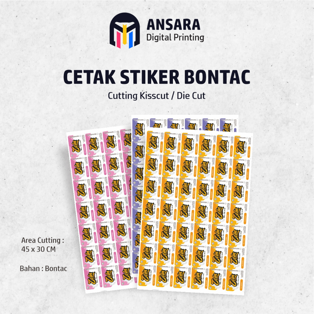 

CETAK STIKER BONTAK A3 CETAK STIKER LABEL CETAK STIKER CHROMO