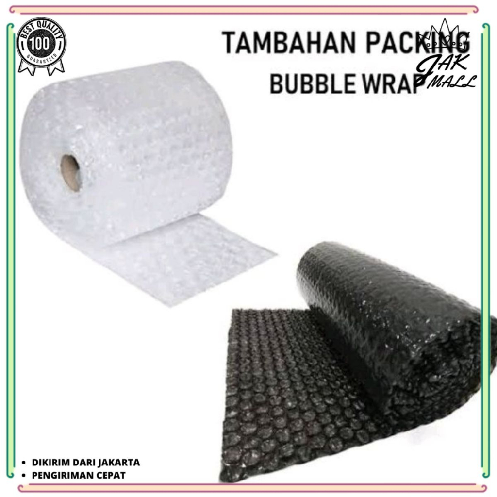 

Tambahan Bubble Wrap Xtra + Kardus Supaya Lebih Aman JM