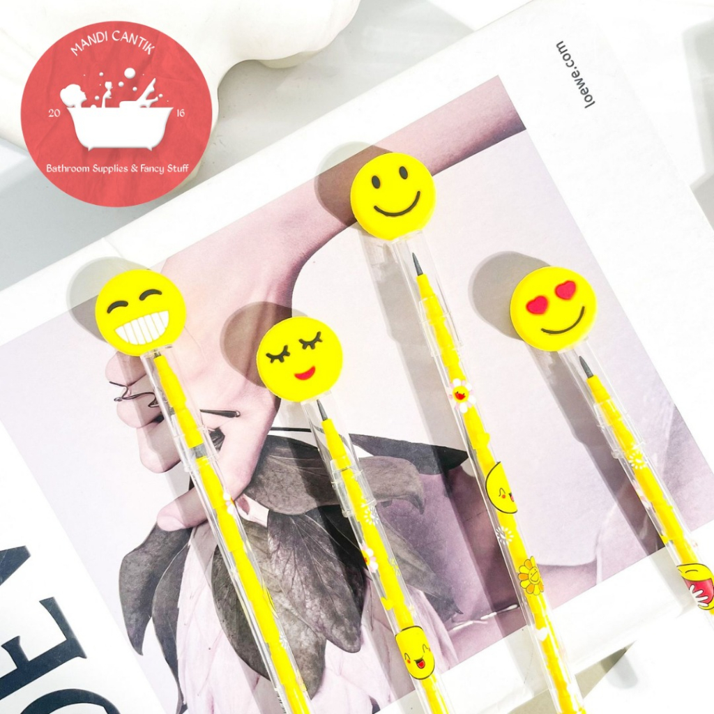 

PENSIL SUSUN EMOJI PENCIL LUCU IMUT KADO UNIK SOUVERNIR TERMURAH COD ALAT-ALAT SEKOLAH AESTHETIC KOREA