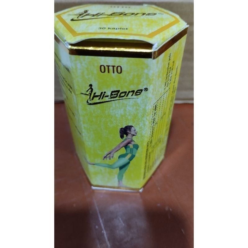 Hi-Bone Kuning Botol isi 30 Tablet/Suplemen Vitamin Tulang