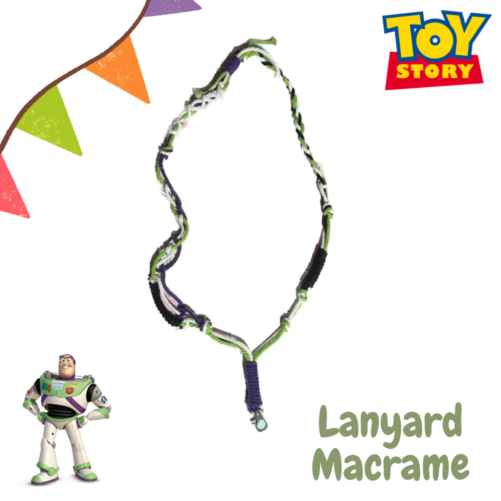 

Lanyard Macrame Gantungan ID Card Gantungan Nametag | Toy Story