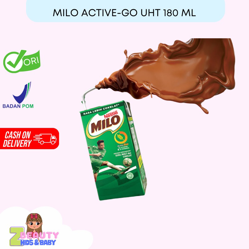 

NESTLE MILO ACTIV-GO UHT Susu Coklat 180Ml