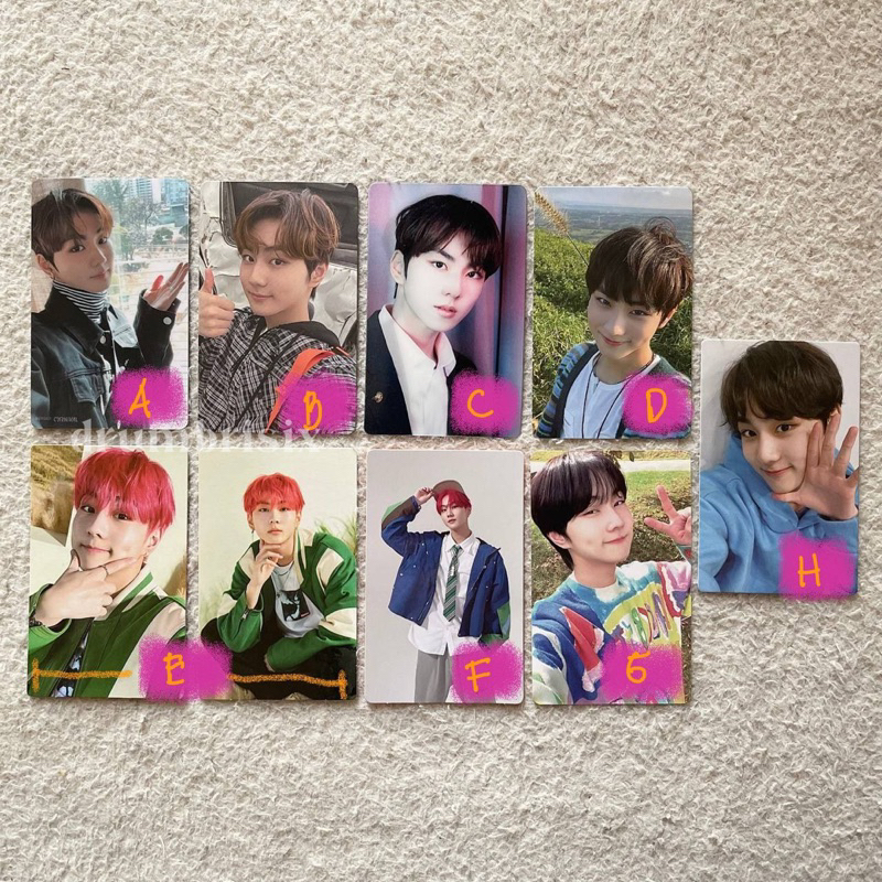 READY PC OFFICIAL JUNGWON ENHYPEN M2U BORDER DAY 1 BORDER CARNIVAL SPC TRADING CARD MANIFESTO SEASON