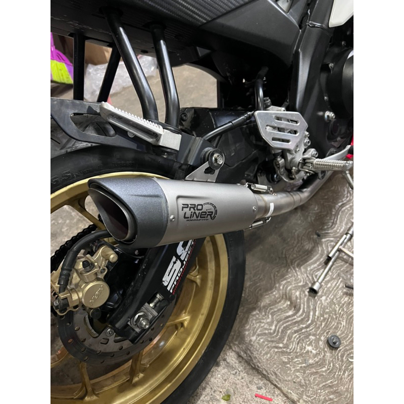 KNALPOT PRO LINER PROLINER NEO TR1 R R15 V3 V4 VVA CBR150 CB150 SONIC VIXION SATRIA FU GSX SUPRA GTR