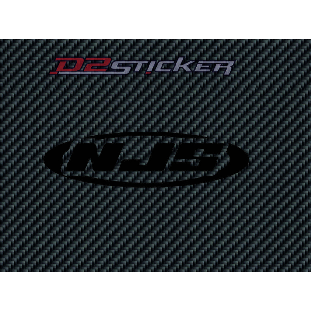 Stiker Logo Helm Njs Sticker NJS