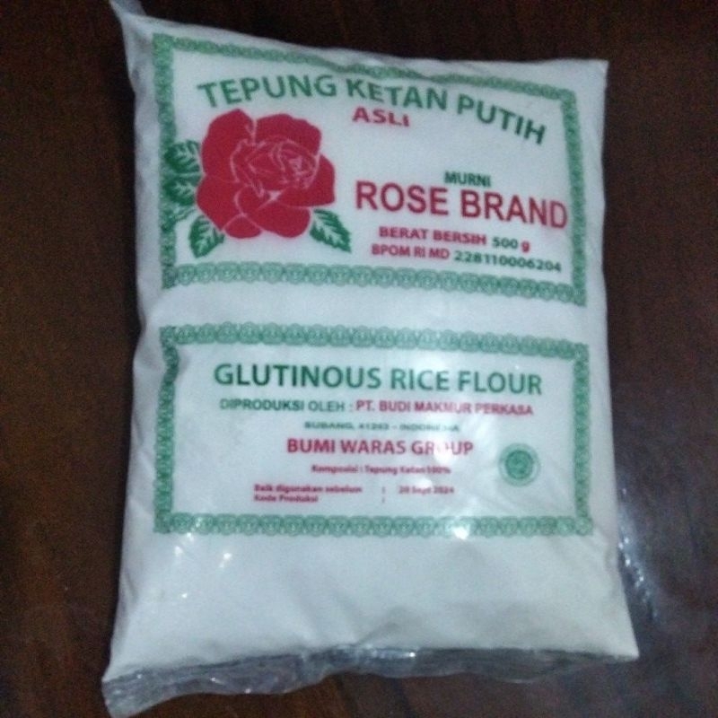 

Tepung Ketan Rose Brand 500 gr