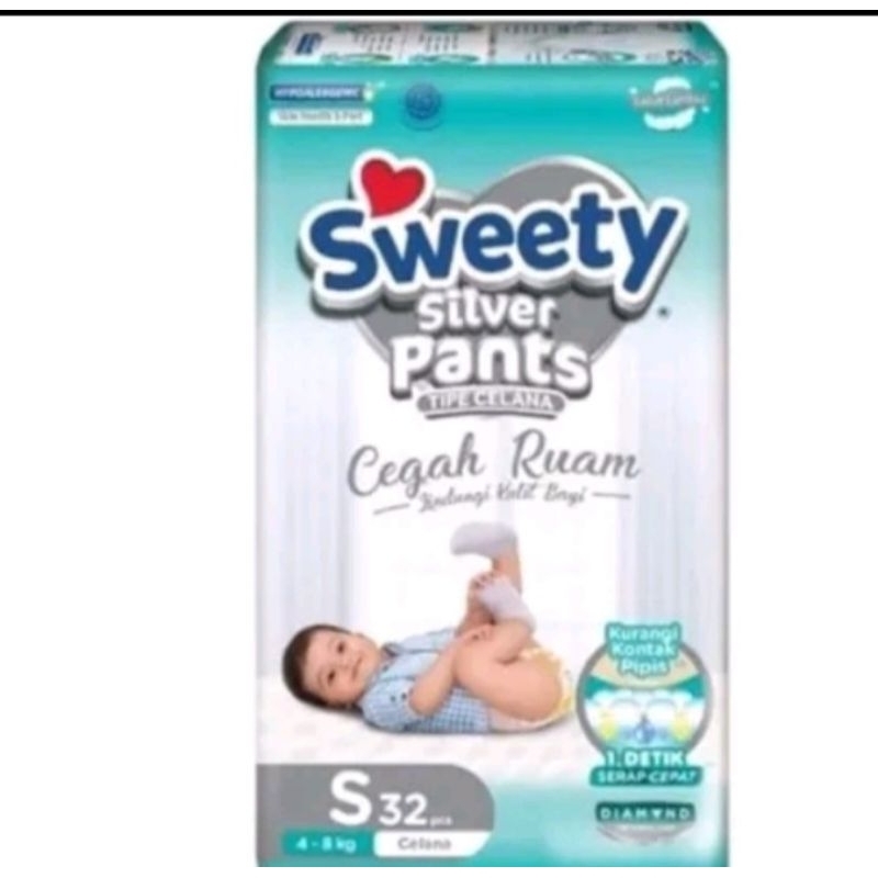 sweety silver pants S32/NBs40  harga murah