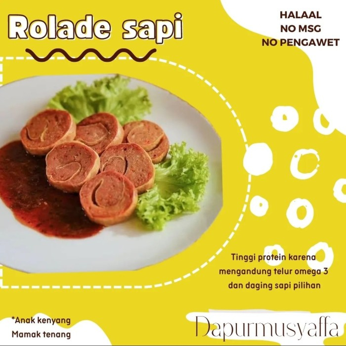 

Rolade Sapi homemade no msg mpasi
