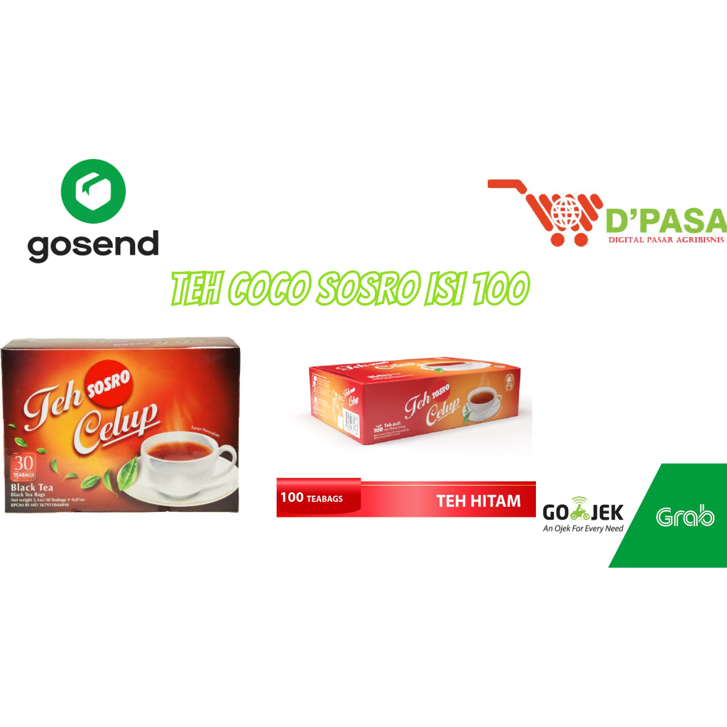 

KIRIM INSTAN TEH CELUP SOSRO 100
