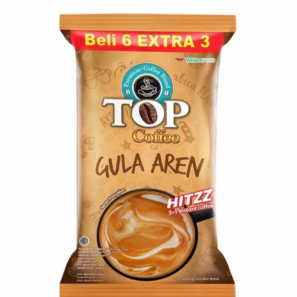 

Top kopi coffee instant gula aren 9x22 gr