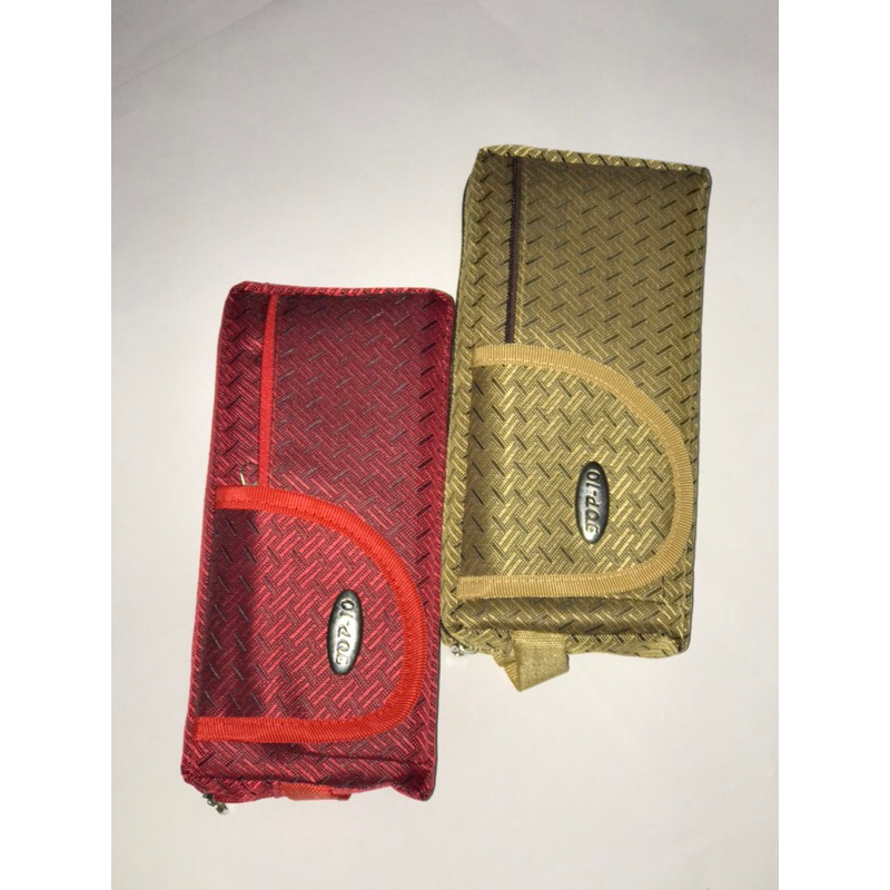 

kotak pensil kain motif garis