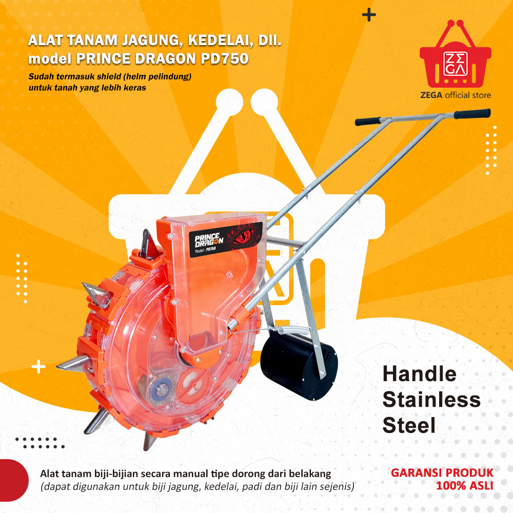 Alat tanam Jagung / kacang / padi / biji-bijian tipe dorong