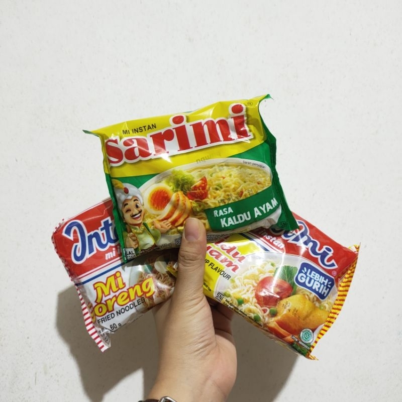 

Mie Sarimi dan Intermie 1 bungkus