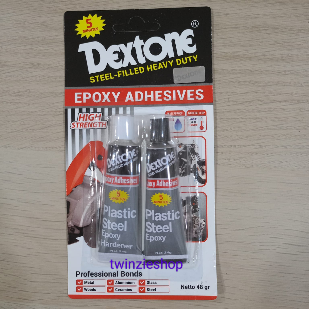 

Lem Dextone 5 menit Lem Besi Epoxy Lem Campur Dextone