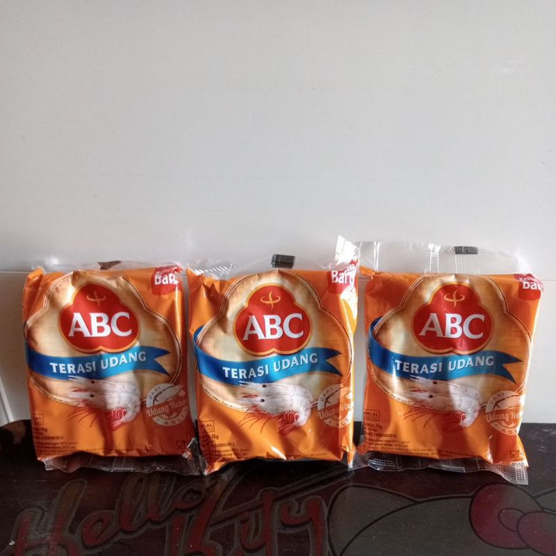 

abc terasi udang kemasan renceng isi 20 sachet