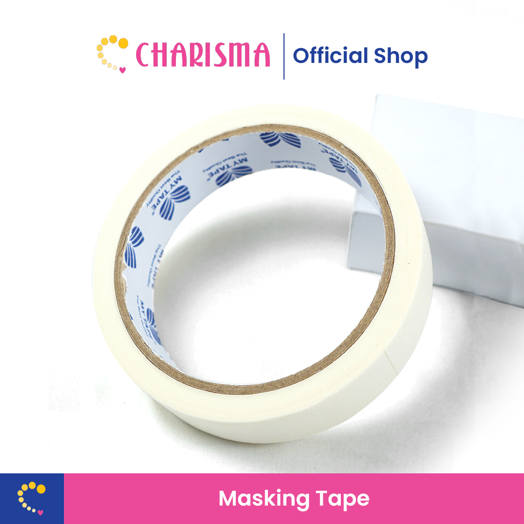 

Charisma Lakban Kertas Serba Guna - Isolasi Masking Tape / lakban Kertas 24mm