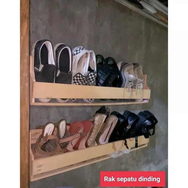RAK SEPATU rak sepatu dan sandal dinding tempel