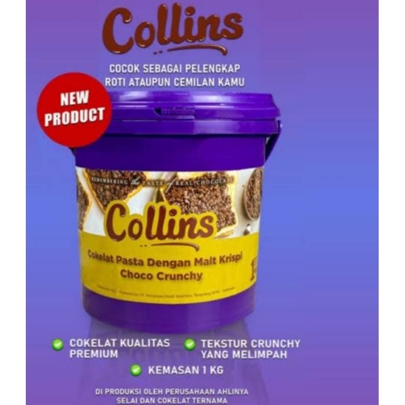 

COLLINS CHOCO CRUNCHY 1KG FREE BUBBLE WRAP