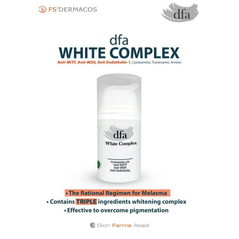 [100%ORI] DFA WHITE COMPLEX / Serum Flex Hitam
