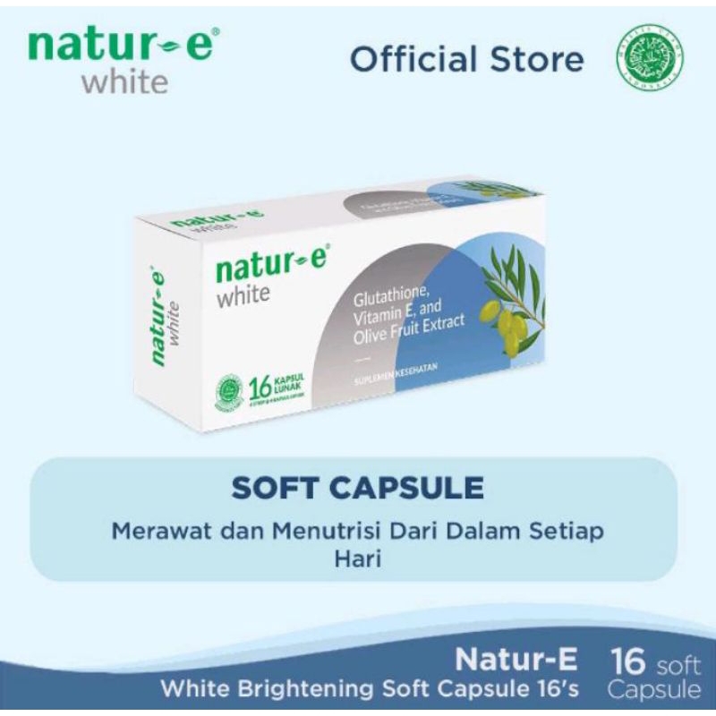 NATUR-E White 16 Kapsul Natur-e Glutathione Vitamin E