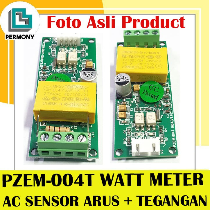 Velopiii67 Pzem-004T Ac Watt Meter Current Sensor Voltage Pzem004T Energi V.3 Pzem-017 Pzem-022